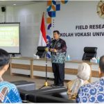 Suasana kegiatan sosialisasi dan sambutan program pertanian cerdas fastan di field research center frc sekolah vokasi universitas gadjah mada wates kulon progo jumat 301